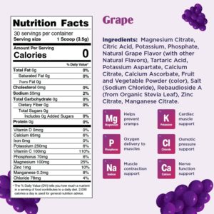 ultima electrolyte drink nutrition label