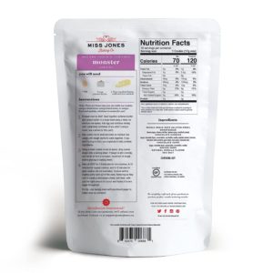 miss jones gluten free cookies nutritional information