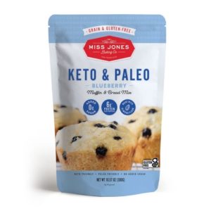 miss jones gluten free keto blueberry muffin mix